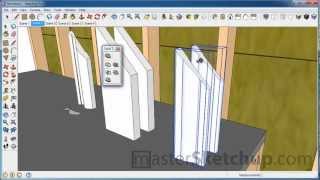 How to Sketchup Casings and Moldings | Part Three