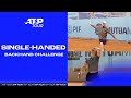 We Made Players To Switch Single Handed Backhands