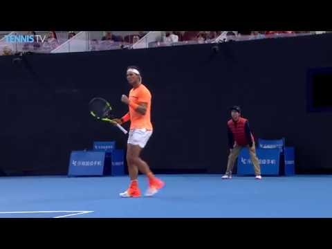 Nadal Hits Hot Shot In Beijing 2016