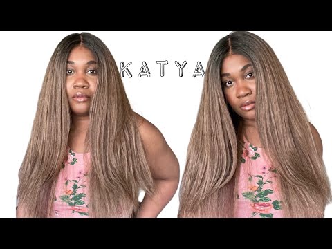 OUTRE PERFECT HAIRLINE KATYA IN CHOCOLATE CREAM REVIEW + INSTALL