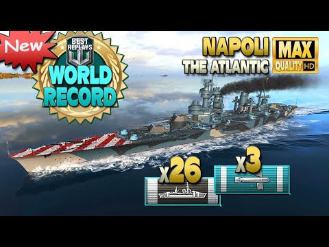 Cruiser Napoli: NEW WORLD RECORD - World of Warships