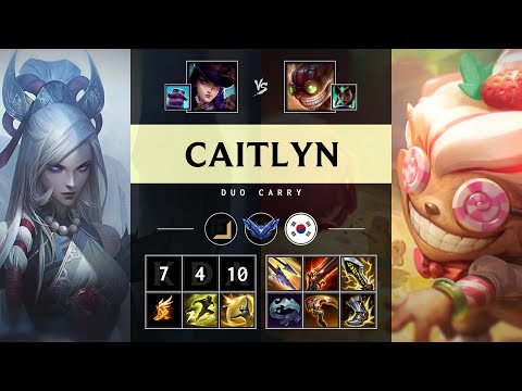 Caitlyn ADC vs Ziggs - KR Diamond Patch 25.13