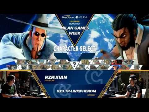 SFV: RZR | Xian vs BX2.TP-Link | Phenom - EU Regional Finals Top 8 Milan Games Week 2016 - CPT 2016