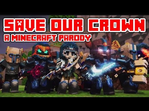Minecraft Song and Videos "Save Our Crown" Minecraft parody Drag Me Down By One Direction (Lyrics)