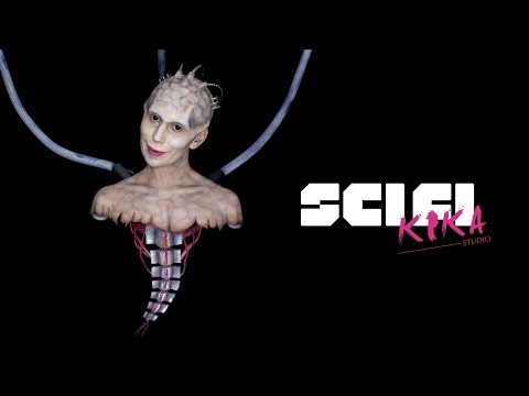 BODYPAINTING ILLUSION - Star Trek  - BORG QUEEN