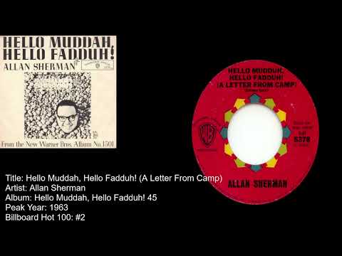 Allan Sherman-Hello Mudduh, Hello Fadduh! (A Letter From Camp)