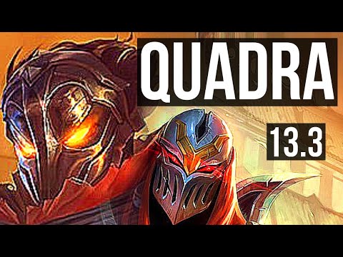 VIKTOR vs ZED (MID) | Quadra, 14/3/9, 600+ games, Legendary, 800K mastery | EUW Master | 13.3