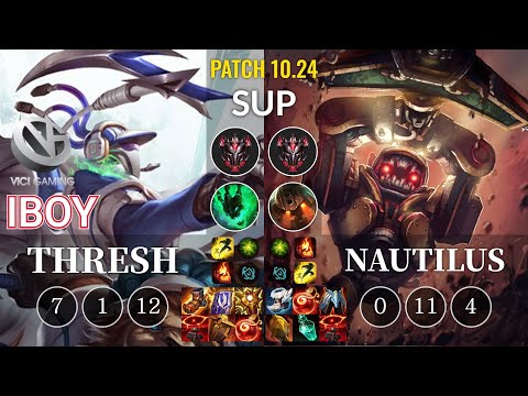 VG iBoy Thresh vs Nautilus Sup - KR Patch 10.24