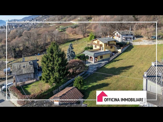 VICINANZE SONDRIO, VILLA INDIPENDENTE CON GIARDINO