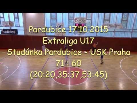 2015 1017 Basket U17 Extraliga U17 Studánka Pardubice - USK Praha