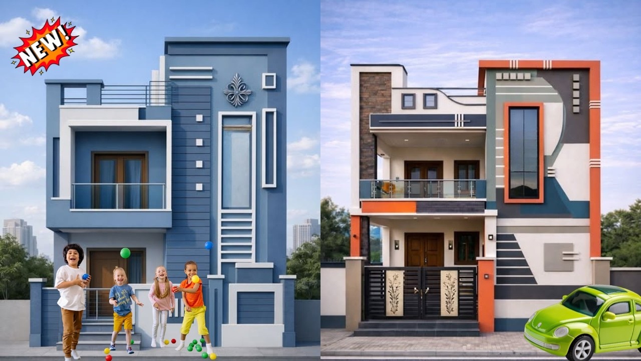 NEW 25+ Modern House Front Elevation Designs | Beautiful Exterior Ideas