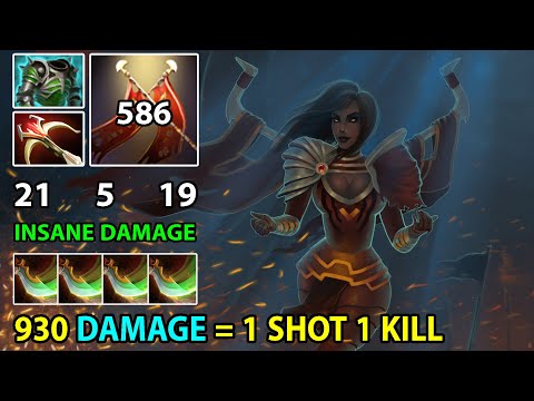 930 Damage Legion Commander Kill With One Shot | 21 5 19