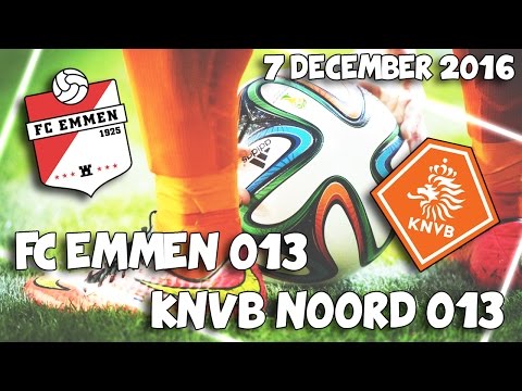 FC Emmen O13 - KNVB Noord O13 | De JENS Vesting | SONY FDR-AXP33