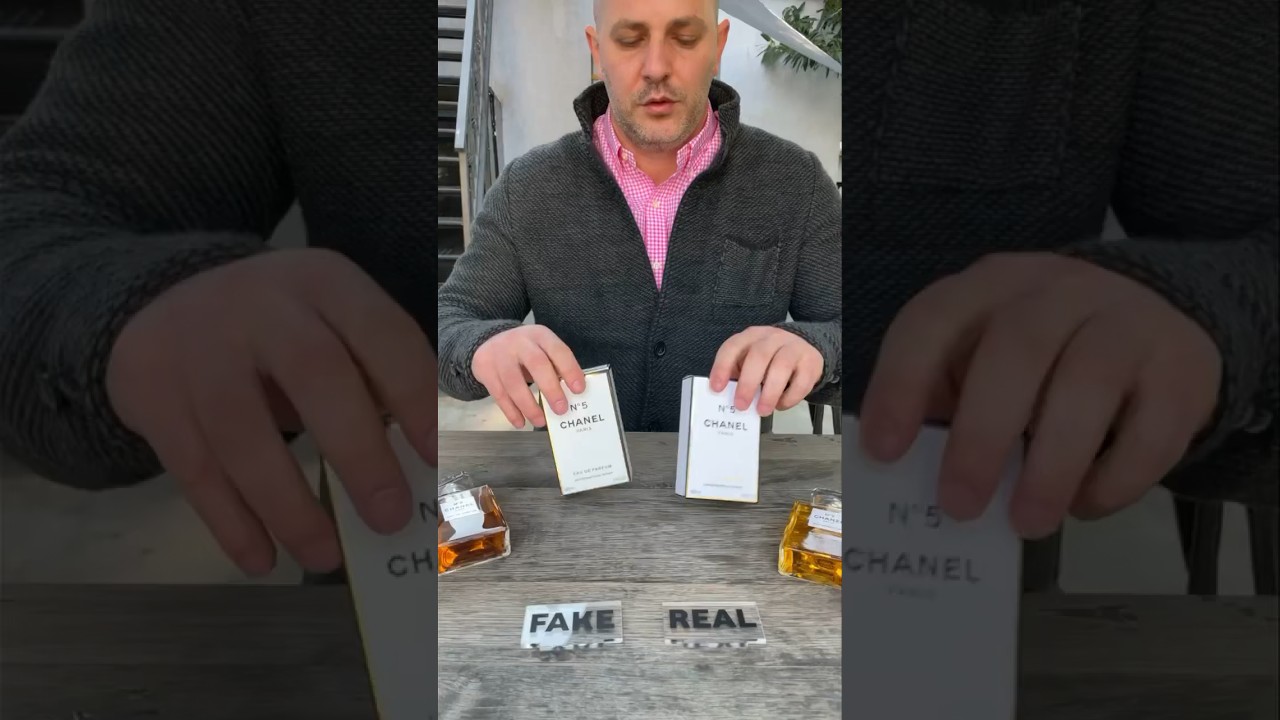 Fake vs Real Chanel N°5 Perfume