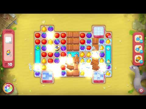 Gardenscapes 2382 Hard Level - 17 moves - NO BooSTERS