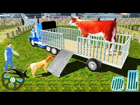 Real Tractor Farm Animal Truck Driving Transport Simulator - Best Android GamePlay #2