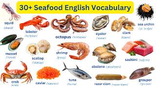 30+ Seafood Words for Restaurants & Seafood Markets