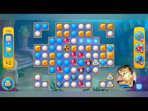 Fishdom 2022, no Boosters,  753    level  -  прохождение без бустеров,  753  уровень.