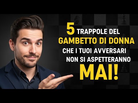 5 trappole del Gambetto di Donna che i tuoi avversari non si aspetteranno MAI!