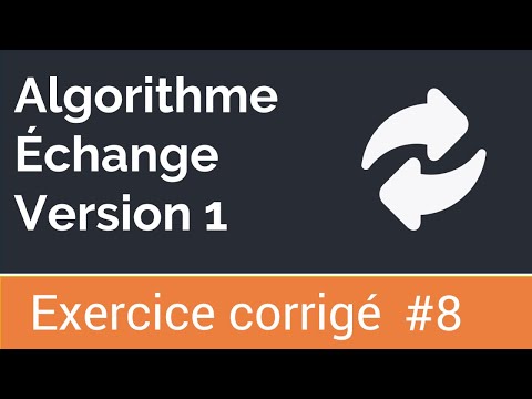 Corrected exercise #8: Algorithm that exchanges the contents of two variables - Method 1