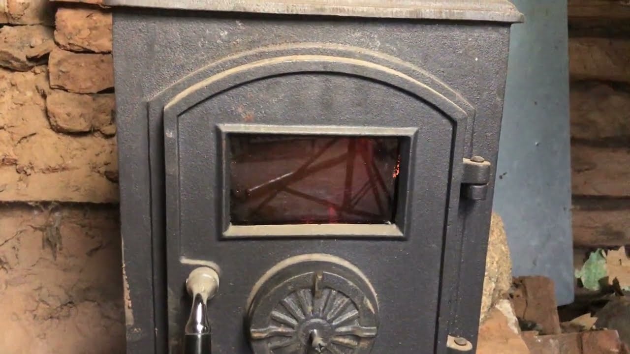 Печь уже в работе. 