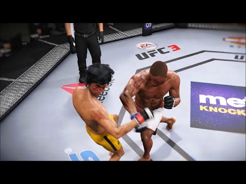 Bruce Lee vs. Andre Bishop (EA sports UFC 3) - K1 Rules