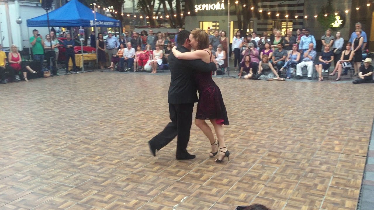 Kristina Ivanova & Wladimir Pino Olivares. Tango "El Adios" Pugliese. August 2018