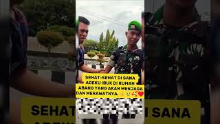 Download lagu A TOUCHING MOMENT WHEN THIS TNI SOLDIER SAID GOODBYE TO HIS FAMILY WHILE LEAVING THE TASK FORCE. ... mp3