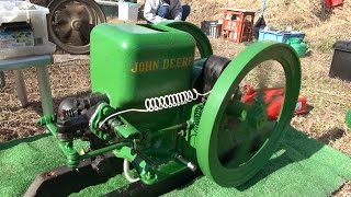 preview picture of video 'Old Engines in Japan 1920s JOHN DEERE Type E 1.5hp (1080p 60fps)'