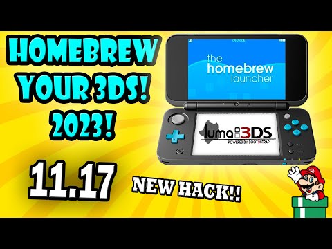 How to Homebrew NEW Nintendo 3DS 2023!! [11.17]