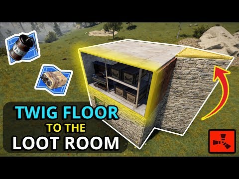 This Base Had ONE TWIG FLOOR To The LOOT ROOM! - SOLO RUST