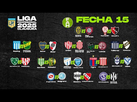 ¡Todos los partidos de la Fecha 15 en un solo video!