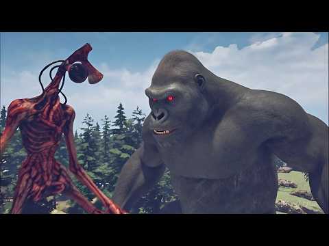 King Kong Vs Siren Head: The Epic Battle | King Kong Fight | Learn & Fun TV