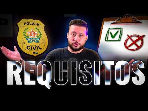 PC-MG 2024: REQUISITOS para ser INVESTIGADOR!