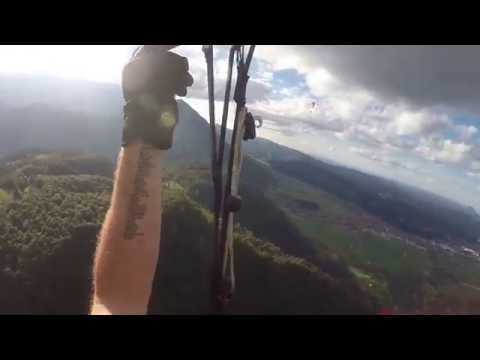 Paragliding in Romania. Awesome soaring spot