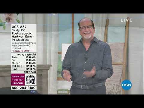 HSN | Sealy Mattresses 2nd Anniversary - All On Free Shipping 04.21.2023 - 12 AM