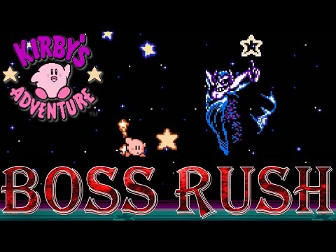 Kirby's Adventure - All Bosses & Ending (No Damage)