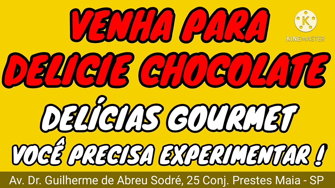 DELICIE CHOCOLATE DELICIAS GOURMET - AV. DOUTOR GUILHERME DE ABREU SODRE, 25 CONJ. PRESTES MAIA - SP