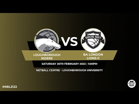 WNBL1_Loughborough Riders v BA London Lions II - 26.02.22