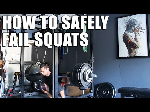 How to Fail Squats Safely in a Power Rack Video