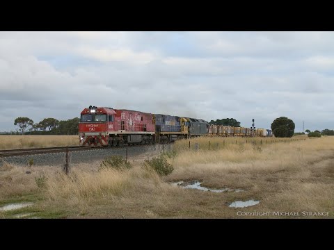 4MA5 Pacific National Container Freight Train (6/1/2021) - PoathTV Australian Railways