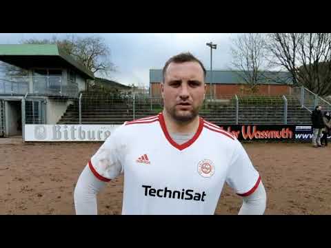 Michael Dingels, Abwehrspieler FSV Salmrohr, nach dem 1:2 gegen die TSG Pfeddersheim