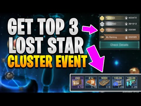 Get Top 3 Rank in Lost Star Cluster Event Tips and Guide | Infinite Galaxy
