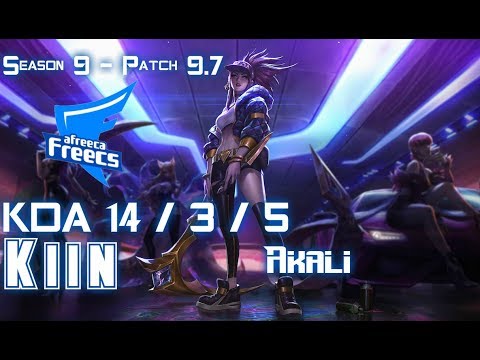 AFs Kiin AKALI vs SYLAS Top - Patch 9.7 KR Ranked