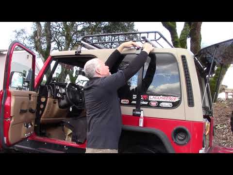 Surco roofrack bracket install on TJ