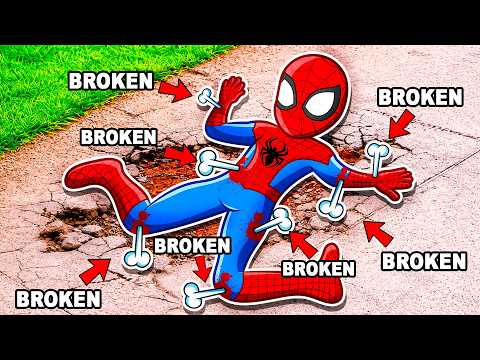 Breaking EVERY BONE as SUPERHEROS in GTA 5!