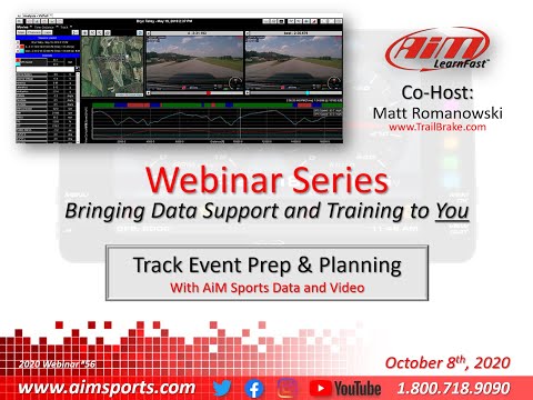1-56 Track Event Prep & Planning with Data and Video - Live Webinar with Matt Romanowski - 10/8/2020