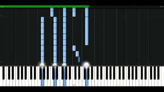 Rasmus - Funeral song [Piano Tutorial] Synthesia | passkeypiano