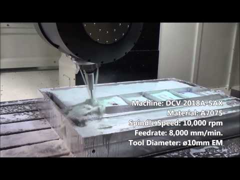 YCM DCV2018A-5AX Aerospace Part Machining