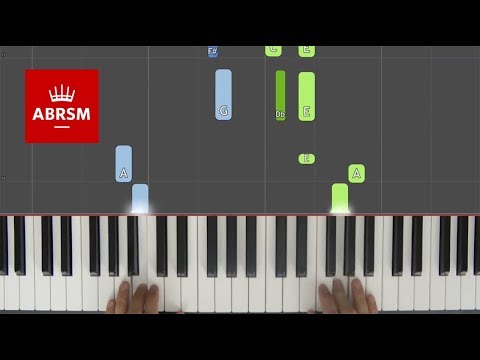 Ja-Da / ABRSM Piano Grade 2 2019 & 2020, C:2 / Synthesia 'live keys' tutorial